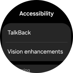 Press TalkBack and follow the instructions on the screen to turn the function on or off.