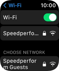 Press the Digital Crown to return to the home screen.