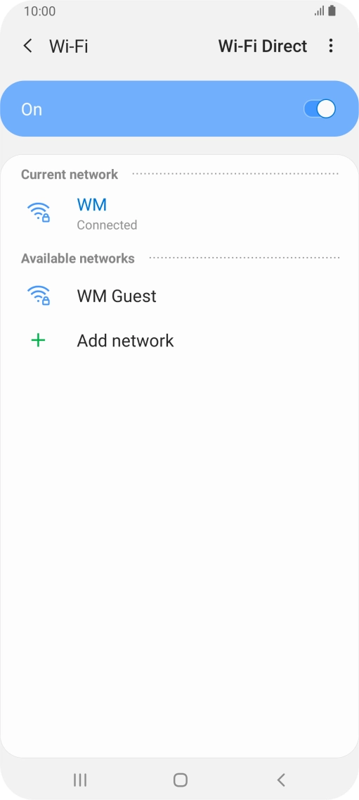 Press the Home key to return to the home screen.