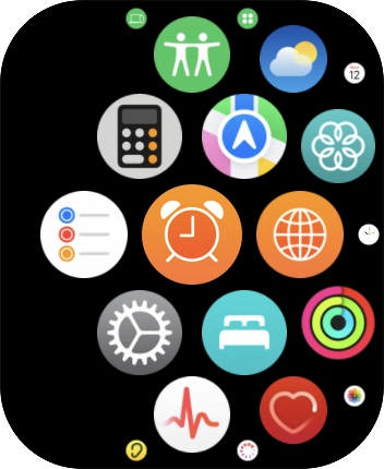Press the Maps icon.