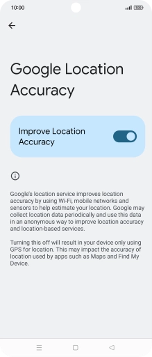 If you press the indicator next to 