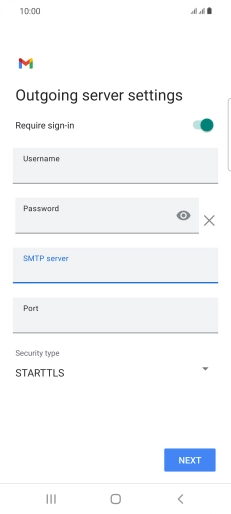 Press the field below 