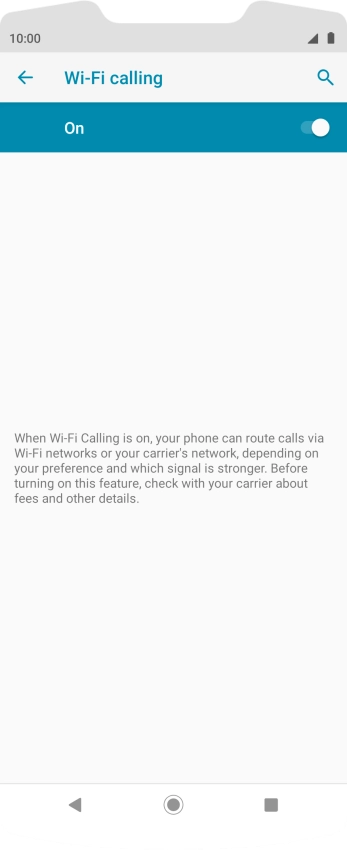 Press the Home key to return to the home screen.
