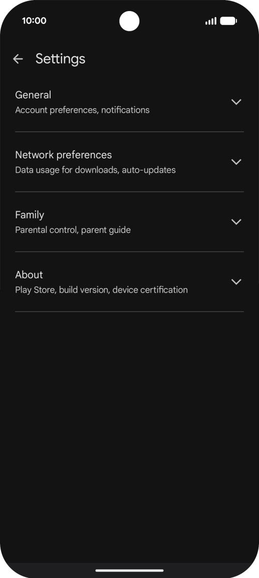 Press Network preferences.