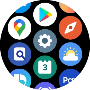 Press the Google Maps icon.