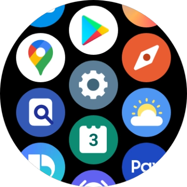 Press the Google Maps icon.