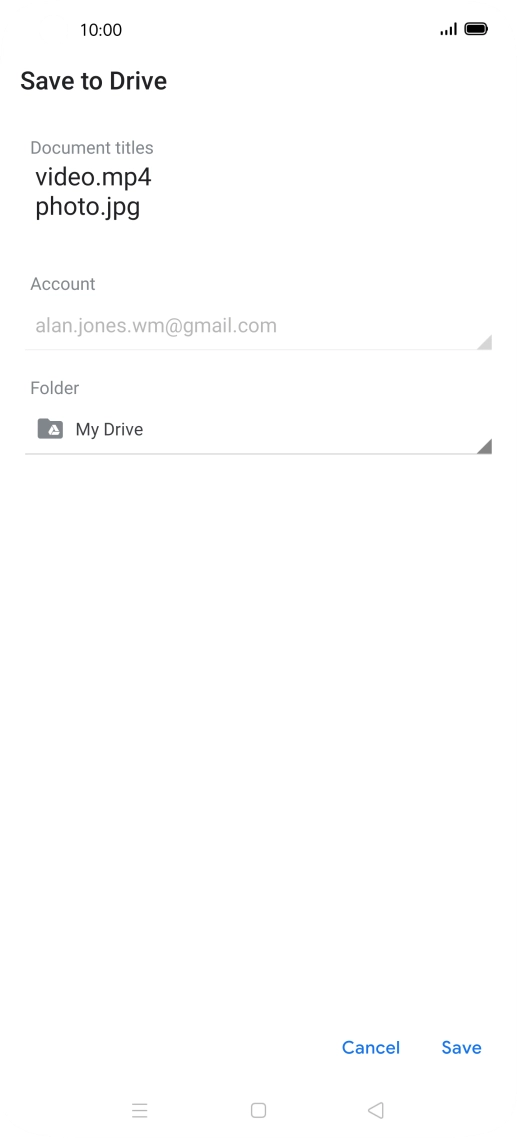 Press the field below 