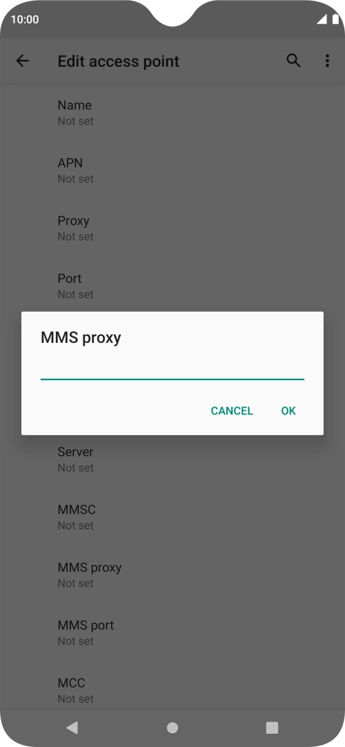 Key in 149.254.201.135 and press OK.