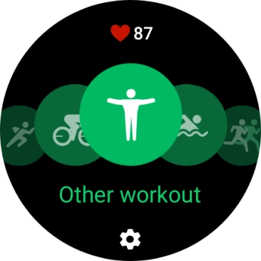 Press the settings icon.