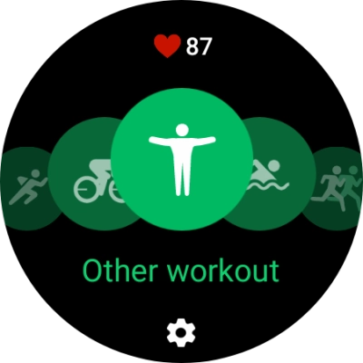 Press the settings icon.