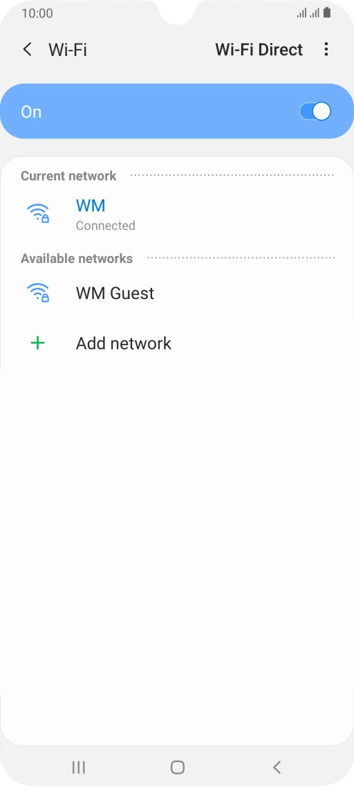 Press the Home key to return to the home screen.
