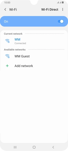 Press the Home key to return to the home screen.