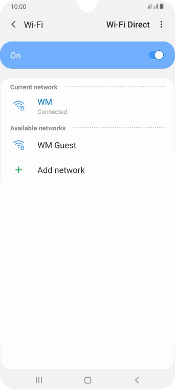 Press the Home key to return to the home screen.