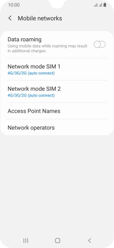 Press Access Point Names.