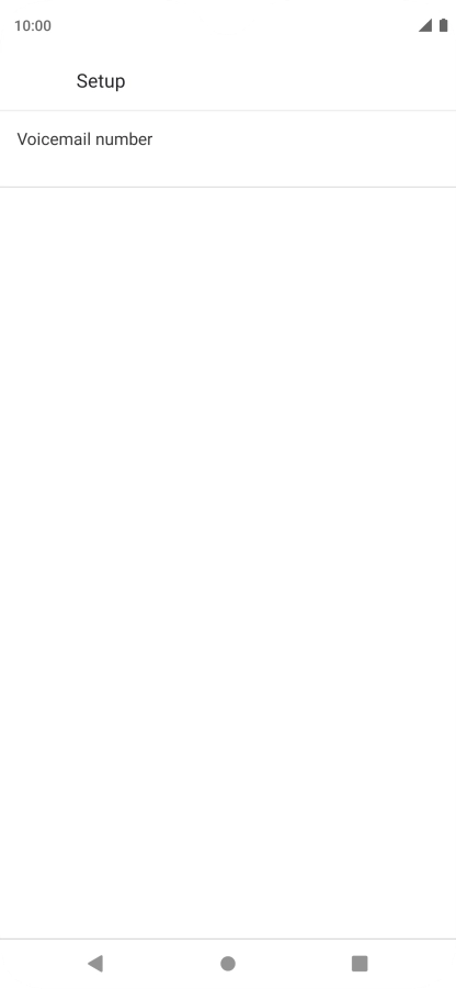 Press Voicemail number.