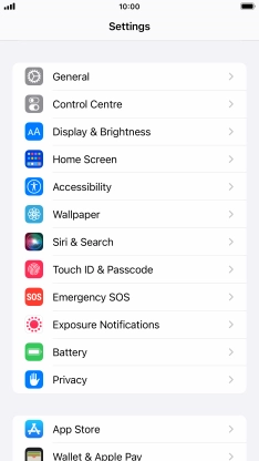 Press Touch ID & Passcode.