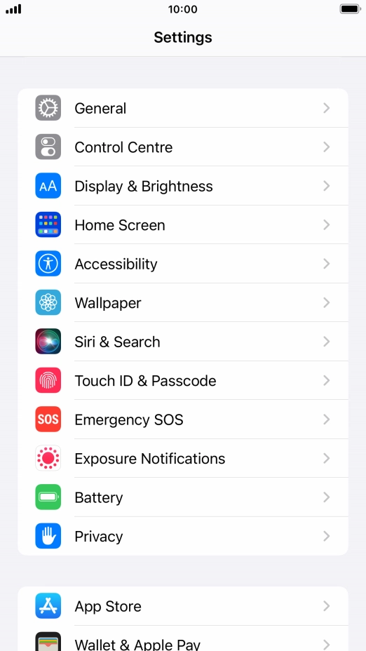 Press Display & Brightness.