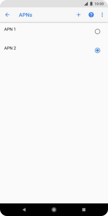 Press the Home key to return to the home screen.