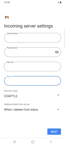 Press the drop down list below 