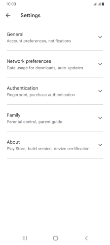 Press Network preferences.