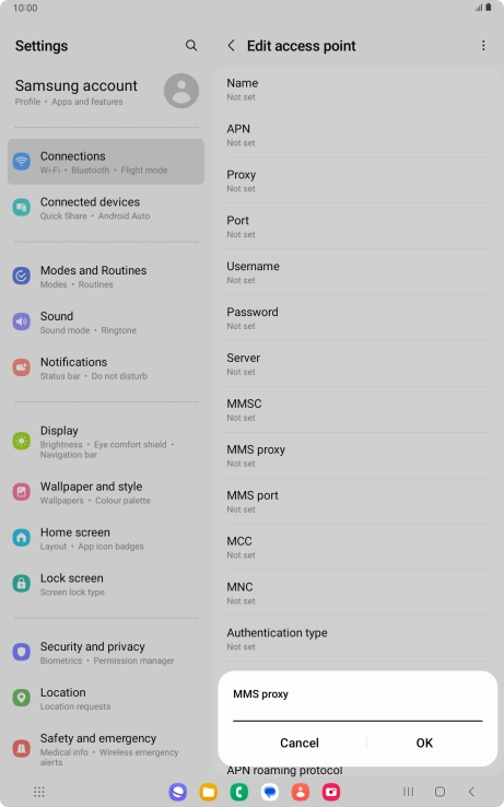 Key in 149.254.201.135 and press OK.