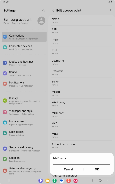 Key in 149.254.201.135 and press OK.