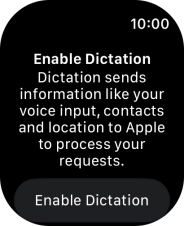 Press Enable Dictation.