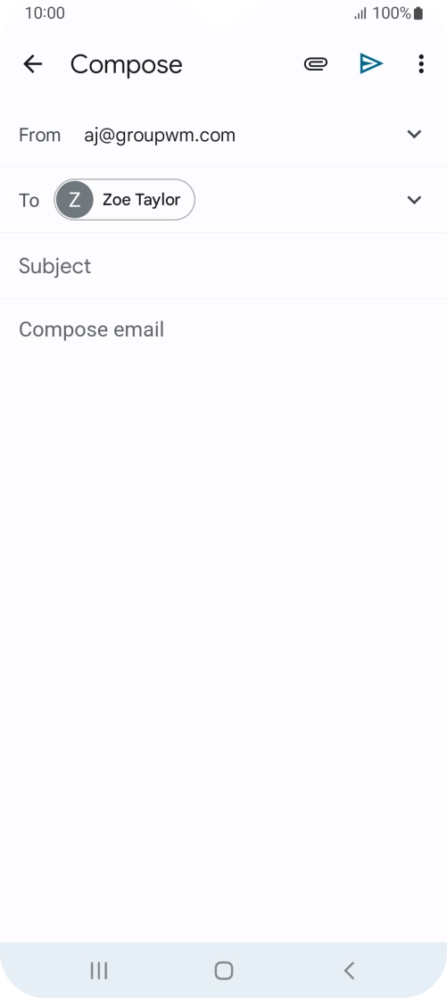 Press Subject and key in the required subject.