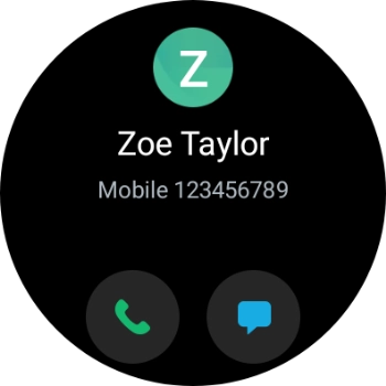 Press the call icon.