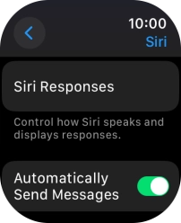 Press Siri Responses.