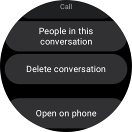 Press Delete conversation.