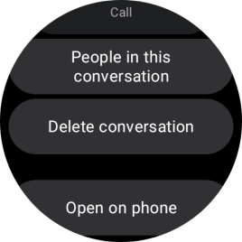 Press Delete conversation.