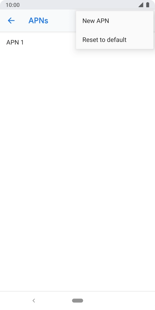 Press New APN.