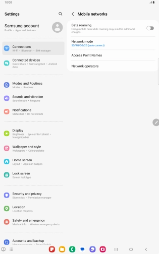 Press Access Point Names.