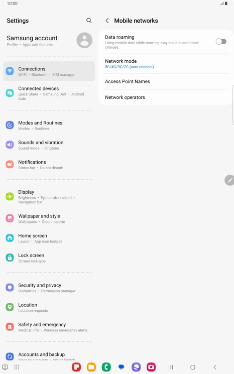 Press Access Point Names.