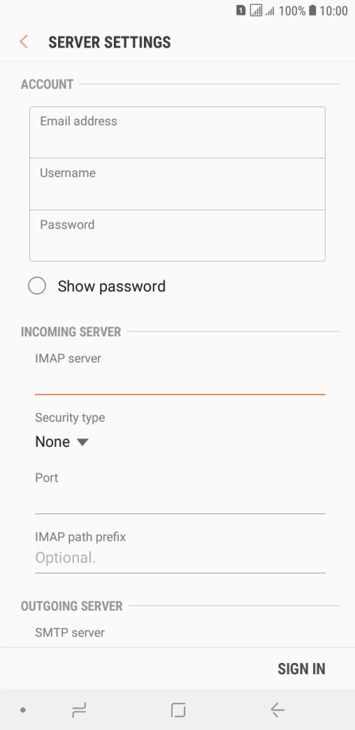Press the drop down list below 