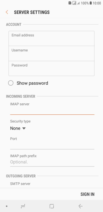 Press the drop down list below 