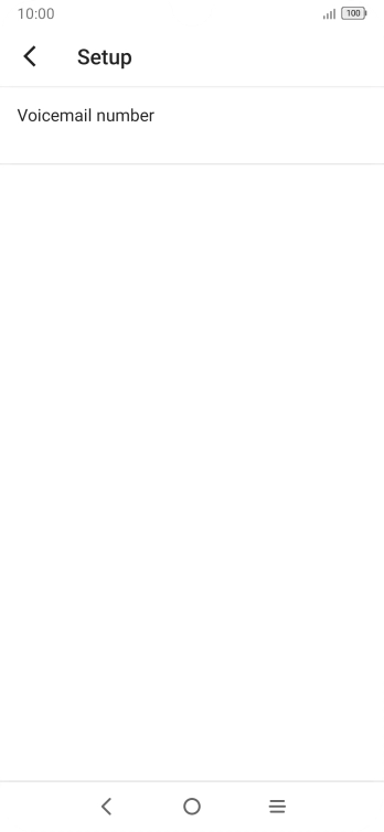 Press Voicemail number.