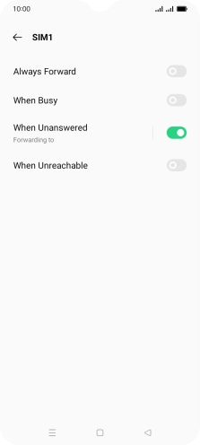 Press the Home key to return to the home screen.