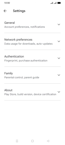 Press Network preferences.