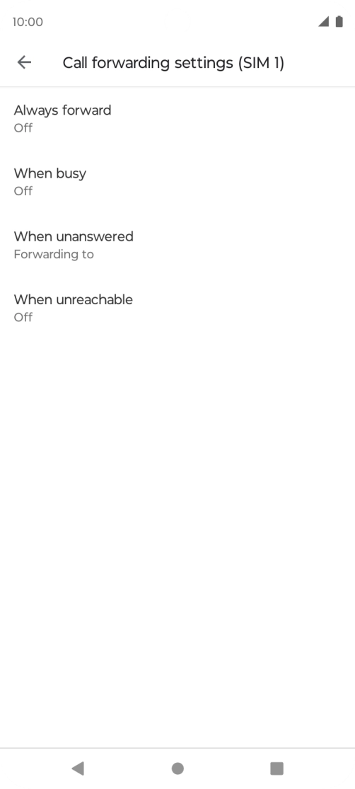 Press the Home key to return to the home screen.
