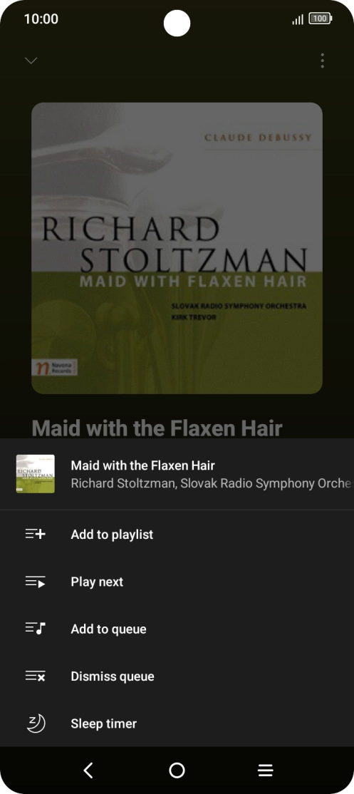 Press Add to playlist.