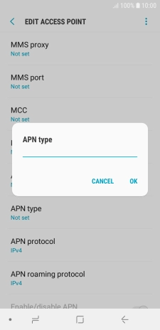 Key in mms and press OK.