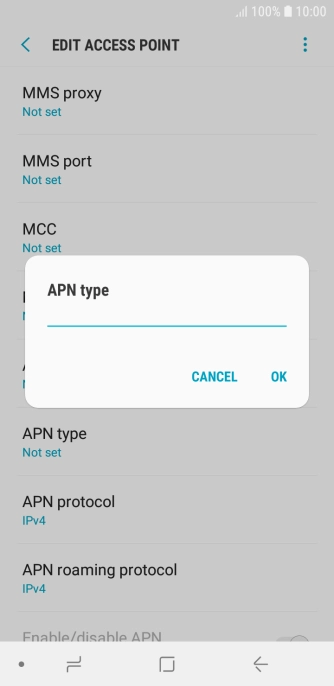 Key in mms and press OK.