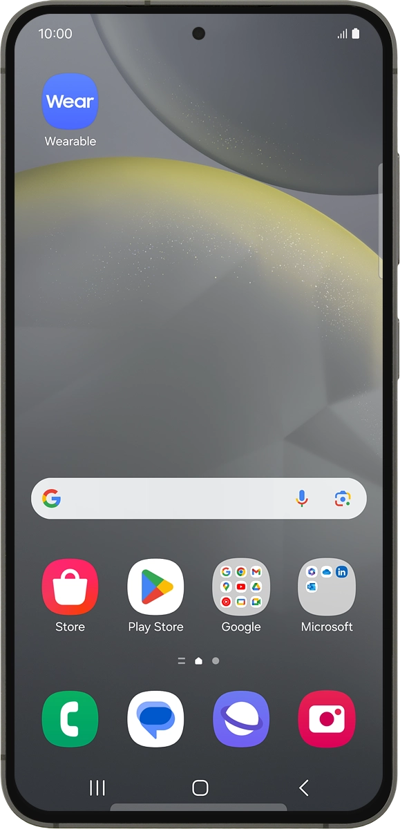 On your phone: Press Wearable.