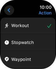 Press the required setting.