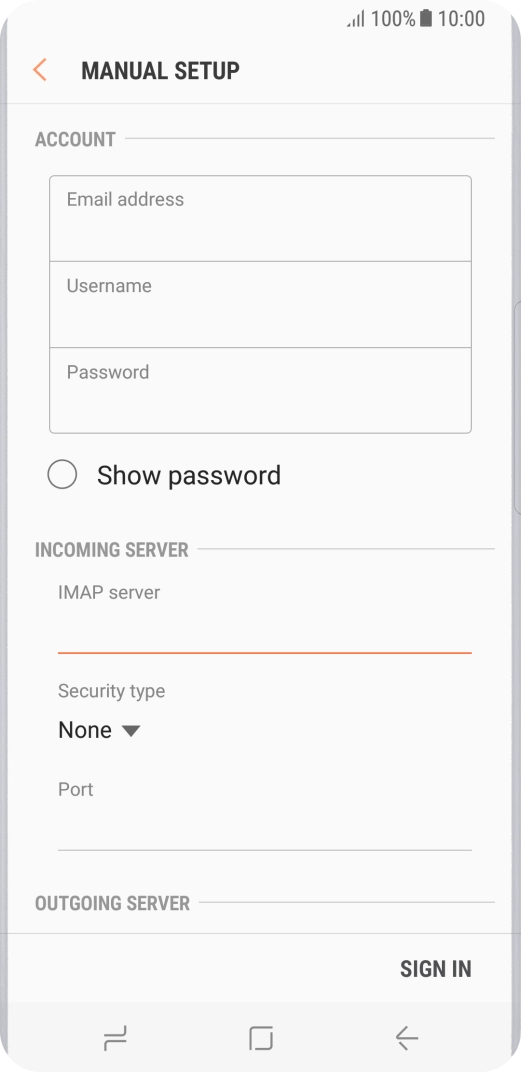 Press the drop down list below 