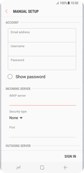 Press the drop down list below 