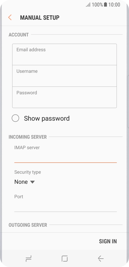 Press the drop down list below 