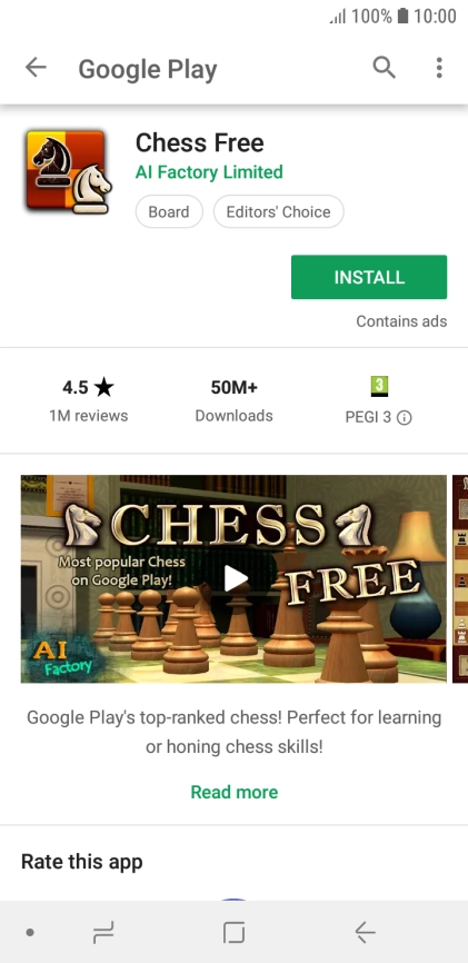 Press the Home key to return to the home screen.